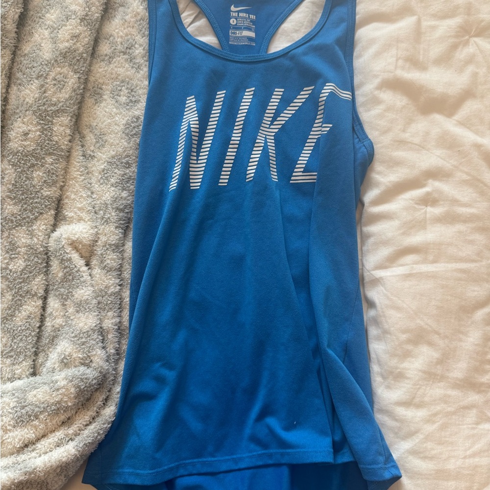 Nike Dri-FIT Blue Athletic Tee